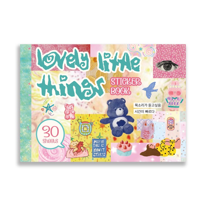 PRSTINCOL Japanese Manga Style Sticker Book with 30 Sheets of Die Cut Stickers, Over 1200 Pieces for DIY Journaling and Scrapbooking - Image 1