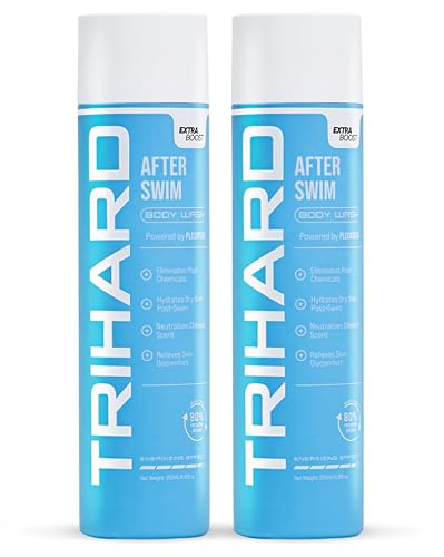 TRIHARD Chlorine & Saltwater Detox Body Wash | Advanced Hydration for Swimmers | Post-Swim Skin Soothing