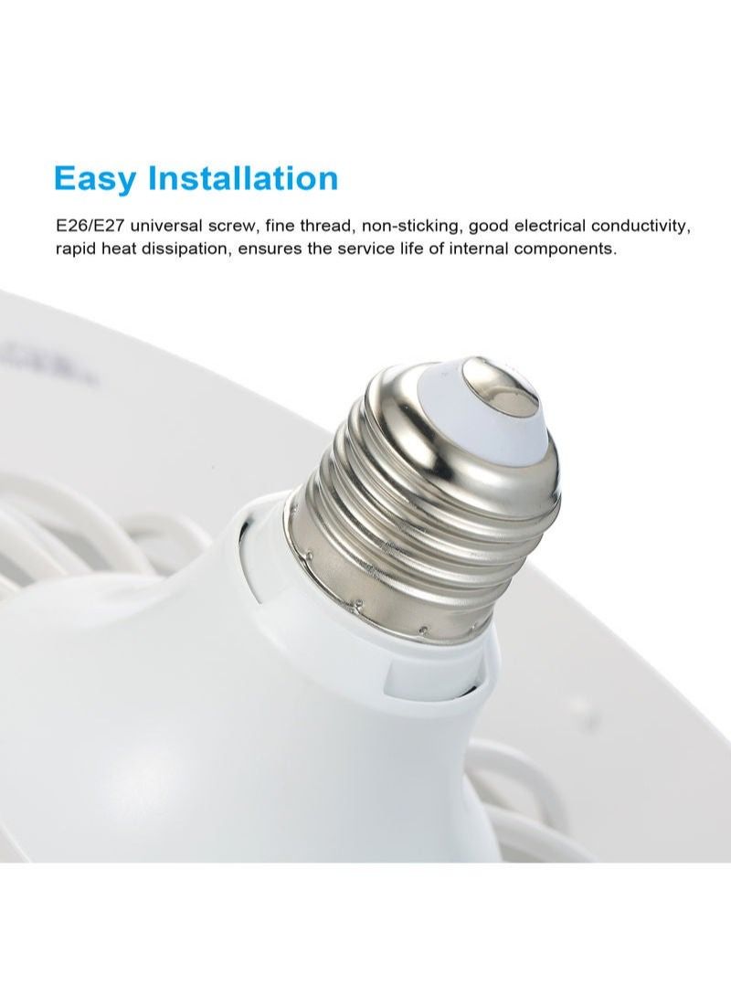 LU-L11-26 Mini Fan Celing Light White 29.20x14.50x28.80cm - Image 4