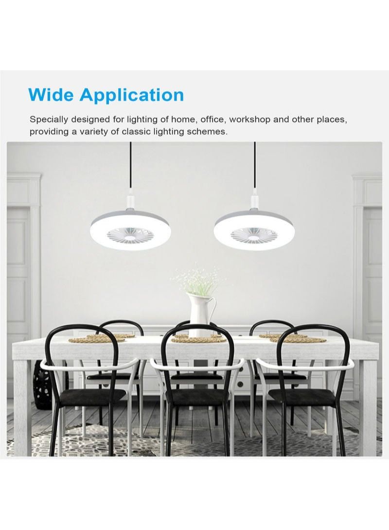 LU-L11-26 Mini Fan Celing Light White 29.20x14.50x28.80cm - Image 2