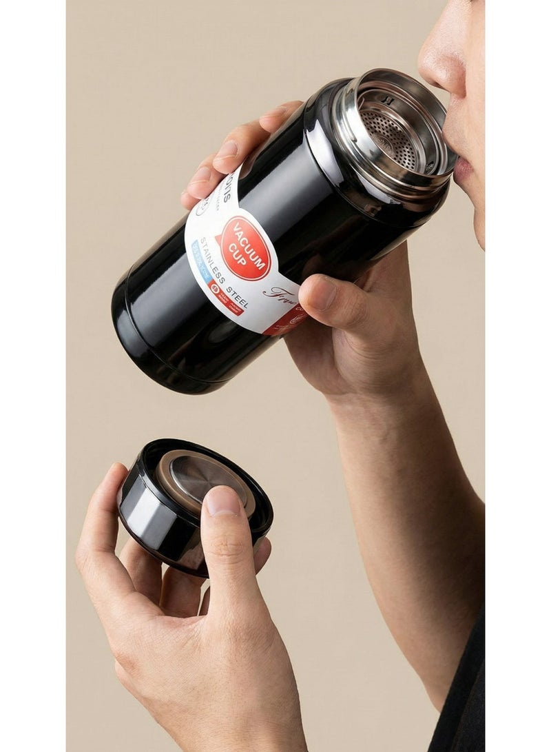 Vacuum Flask 800m - Smart LED Temperature Display  - Stainless Steel Travel Mug with Tea Infuser - Large Insulated Water Bottle for Coffee & Tea - Portable Thermal Cup - Image 2