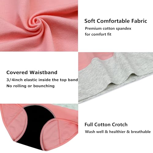 Nalwort Womens Menstrual Period Panties Cotton Leak Proof Underwear Postpartum Protective Briefs - Image 4