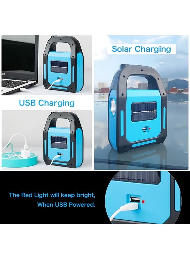 Camping Picnic Solar Charging Flashlight Multicolour - Image 2