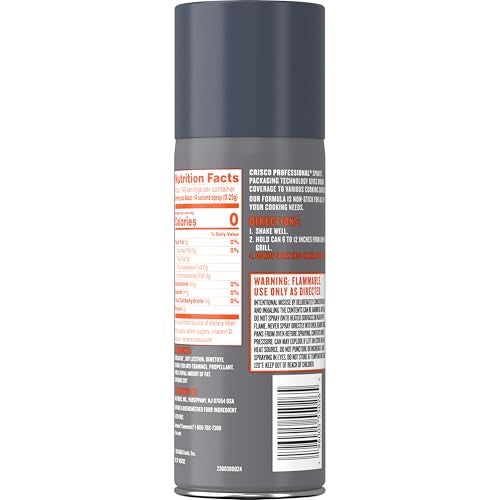 Crisco Professional No-Stick Cooking Spray, Grill Master, 12 Ounce - Image 3