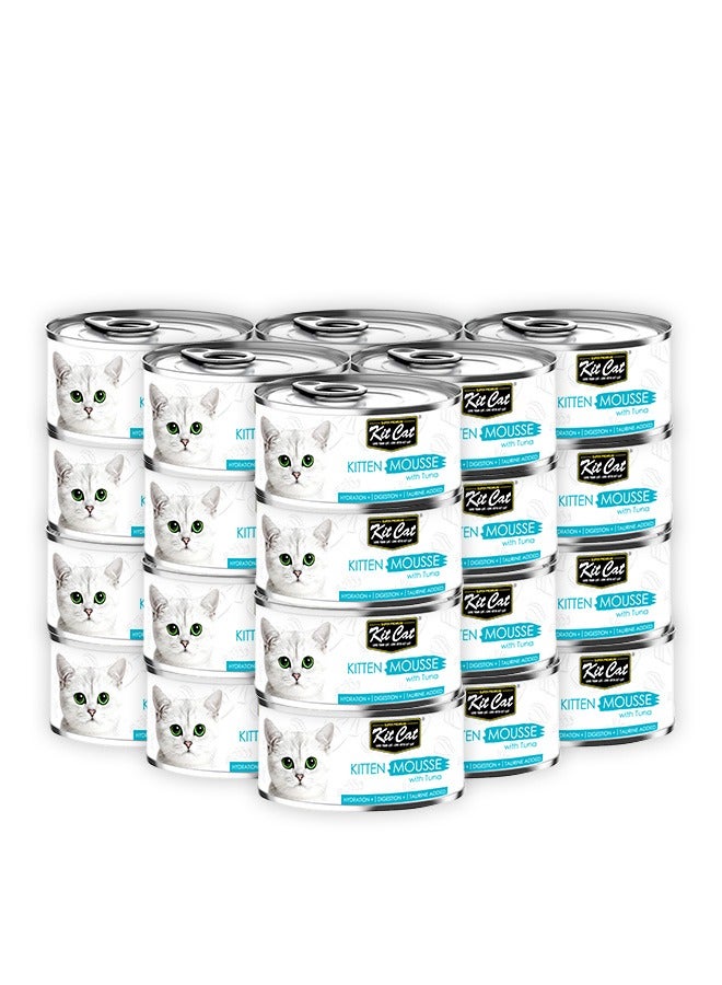 كيت كات طعام القطط الرطب بنكهة موس التونة - 80 غرام (عبوة من 24 قطعة) - Image 1