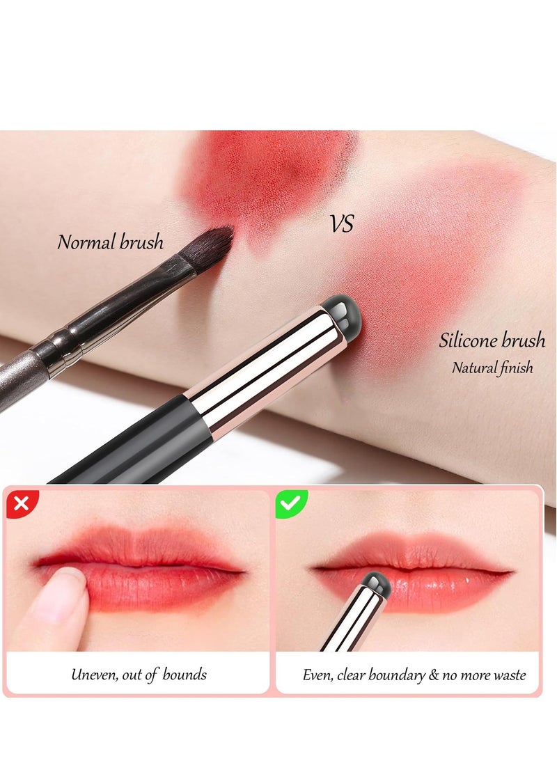Bling Toman Bling Toman Dual-Ended Silicone Makeup Blender Tool, Multi-purpose Jelly Makeup Applicator for Foundation, Blush, Concealer, Contour, Eyes, Lips and Nail (Big Silicone Head)  - Image 3