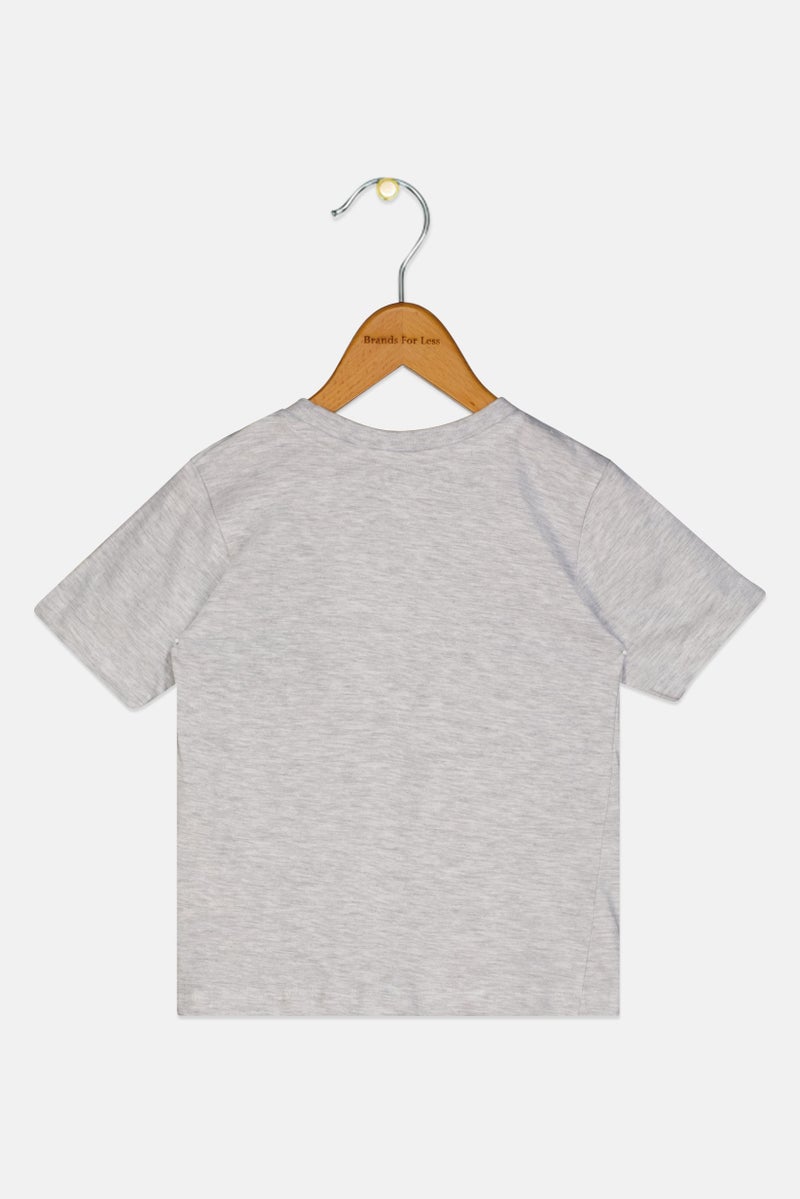 BLUEY Toddlers Boy Short Sleeve Graphic Print T-shirt, Grey - Image 2