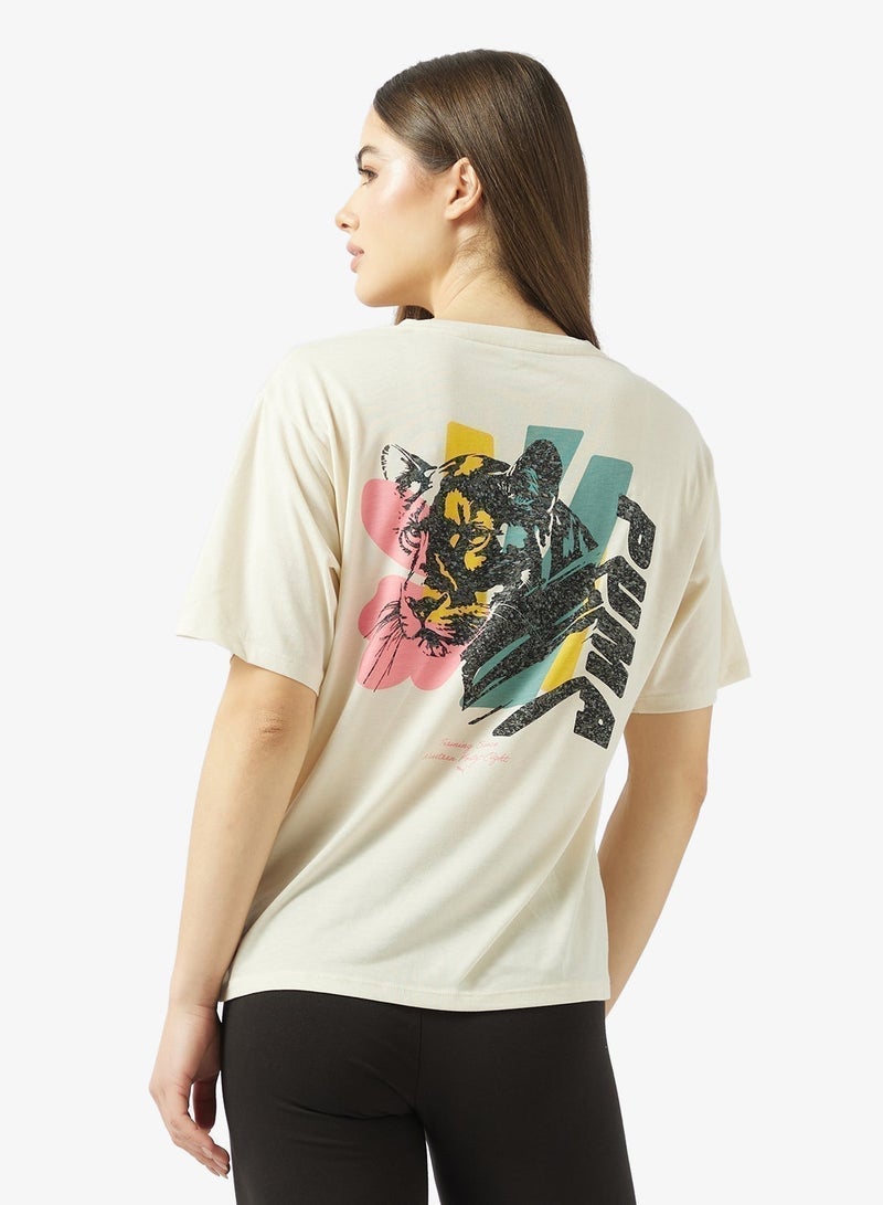PUMA تي شيرت جرافيك و بومة كات - Image 2