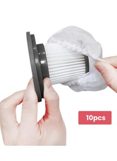 10pc High-Performance Disposable Vacuum Cleaner Filters - Universal Non-Woven Fabric, Long-Lasting Replacement Accessories - Bulk Savings Pack for All Vacuum Types