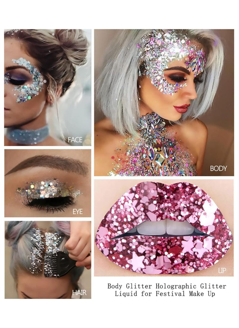 Handaiyan 3 Piece Face & Body Gel Teras Glitter Body Gel A  - Image 3