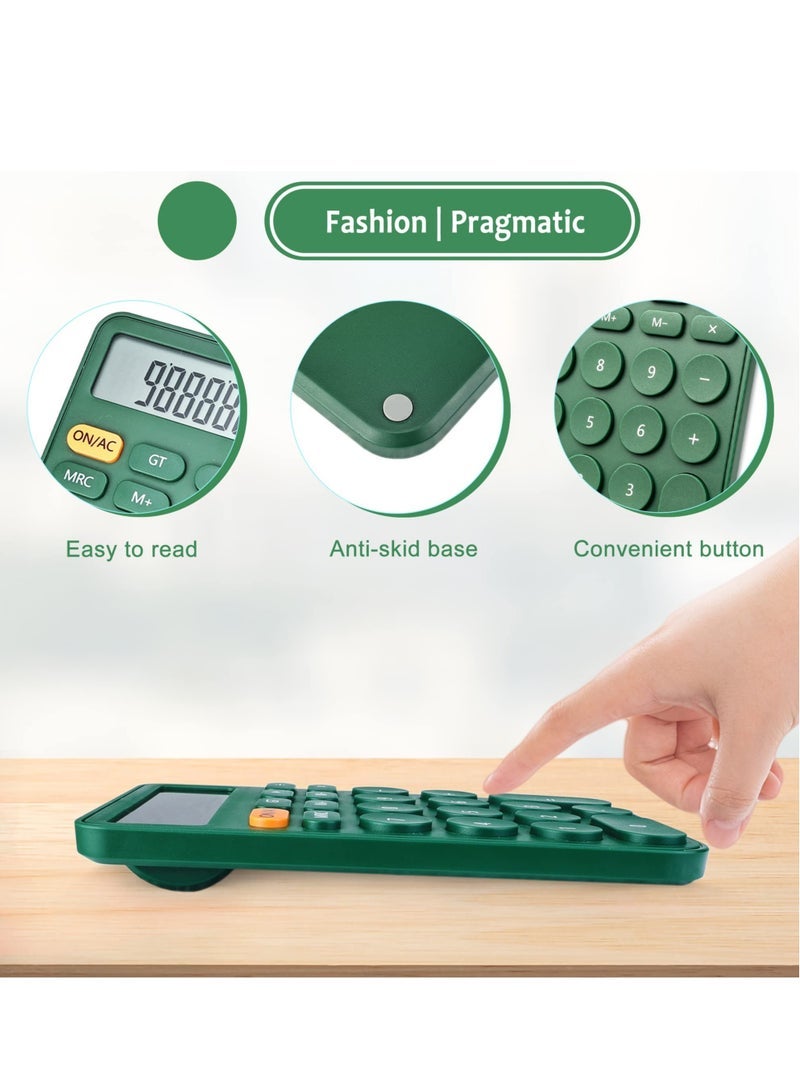 Large Display Mechanical Switch Calculator 12 Digit for Office School Home Business Automatic Sleep Battery Powered - Image 3