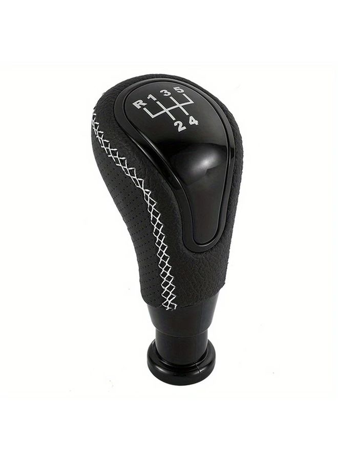 Silvery Leather Manual Gear Shift Knob for Lada Cars Ergonomic Design - Image 4