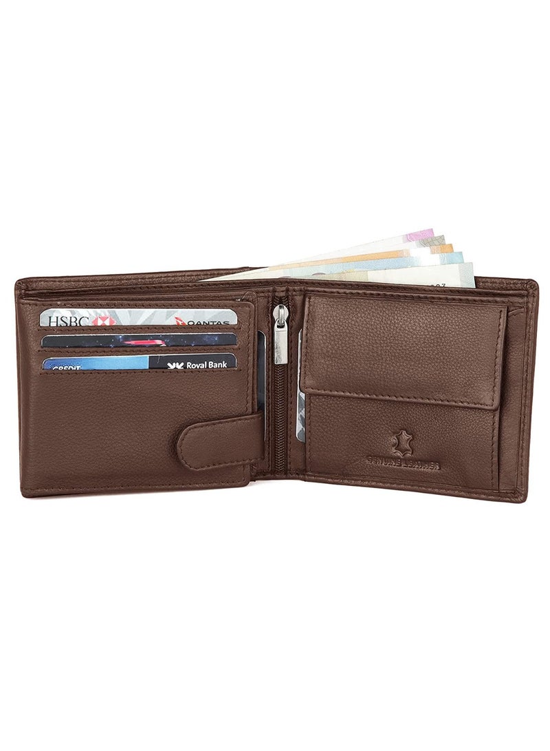 Wildhorn India Brown Leather Men's Wallet (BROWN) - Image 3