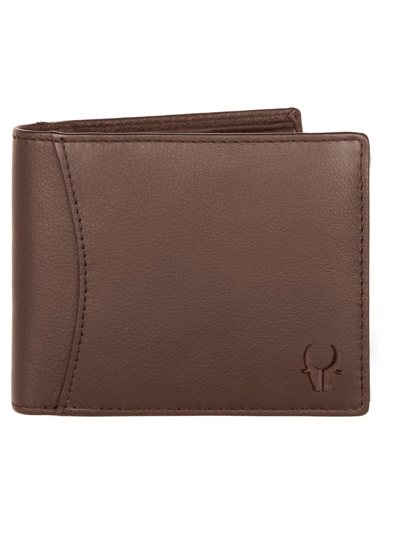 Wildhorn India Brown Leather Men's Wallet (BROWN) - Image 2