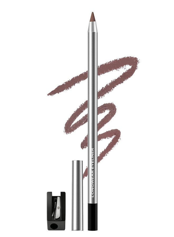 Okerker Plum Brown Gel Eyeliner Pencil for Mature Eyes, Smooth Glide No Tugging,Waterline Eye liner, Waterproof & Smudge-Proof, Long-Lasting Sharpenable with Sharpener for Soft Natural Look on Older Women - Image 1