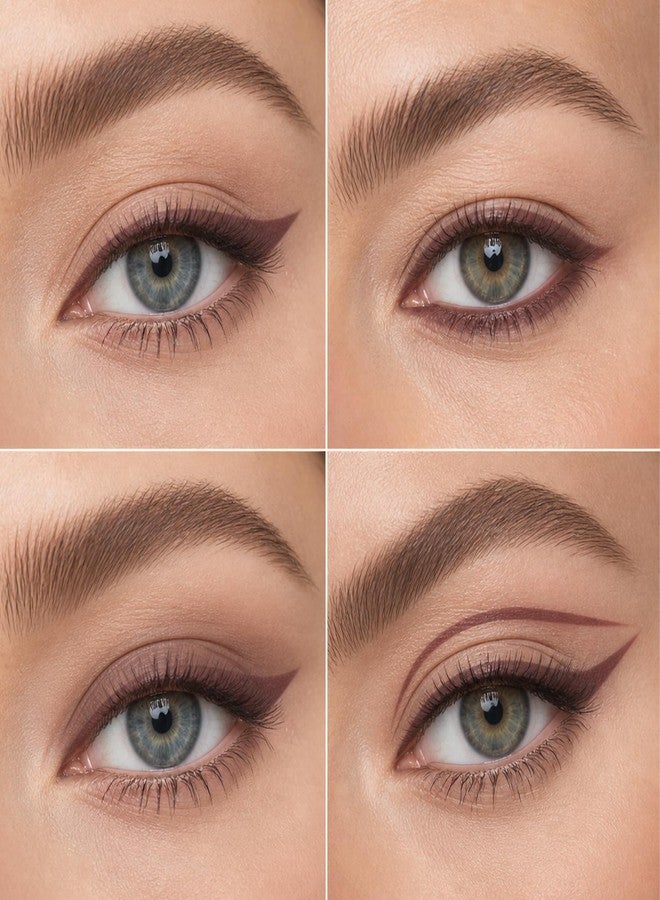 Okerker Plum Brown Gel Eyeliner Pencil for Mature Eyes, Smooth Glide No Tugging,Waterline Eye liner, Waterproof & Smudge-Proof, Long-Lasting Sharpenable with Sharpener for Soft Natural Look on Older Women - Image 2