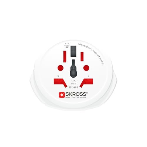 Skross World to USA Country Travel Adaptor, White - Image 2