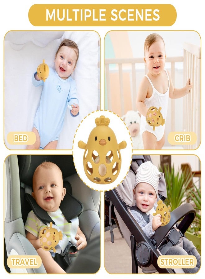 Venditer Baby Toy, 6 Months, Early Learning Toy for Babies, Baby Toy 1 Year Old Montessori Baby Games 0-6 Months Sensory Rattle 0 3 6 9 12 Months Girls Boys (Yellow) - Image 5