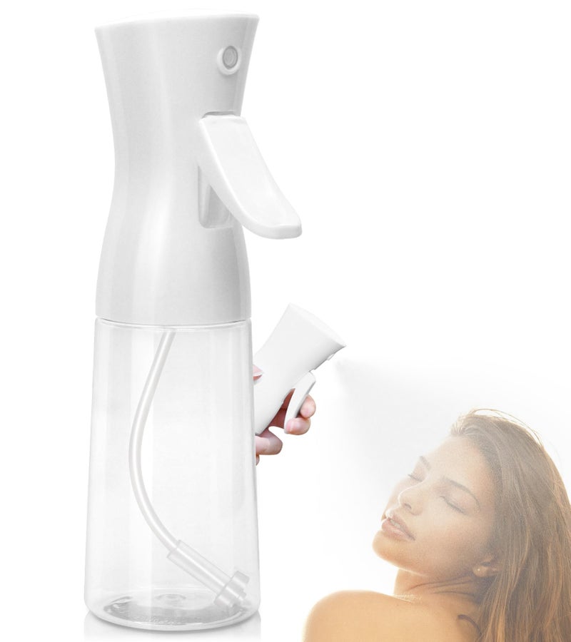 Fun Gift Spray Bottle For Hair,Continuous Water Mister for Hairstyling, Salons, Cleaning, Plants,Essential Oil Scents,Ultra Fine Mist Sprayer,6.8 OZ /200 ML-White(Christmas Gifts) - Image 1