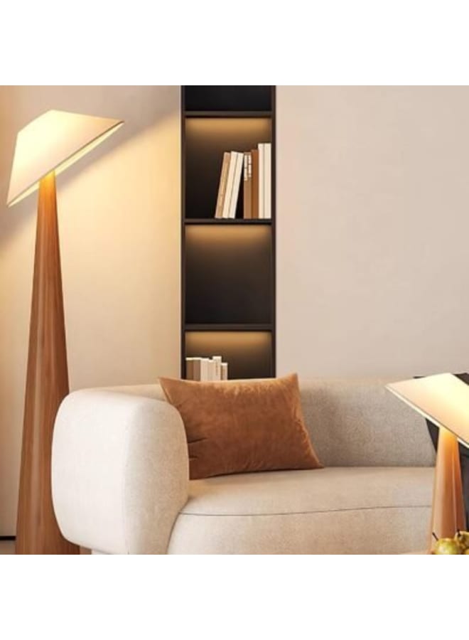 وهج  مصباح أرضي خشبي حديث من Timber Radiance  - Image 1