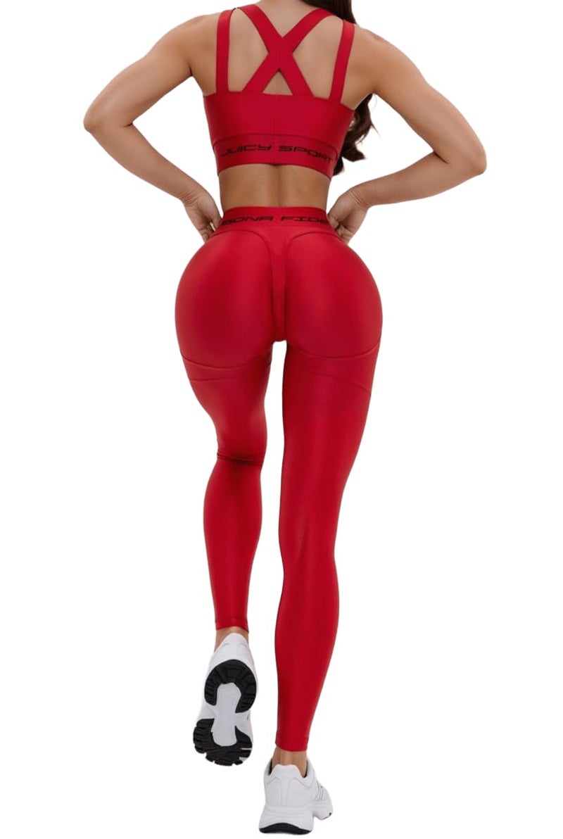 Bona Fide Butt Lifting Leggings for Women Scrunch Butt Leggings High Waisted Tummy Control Gym Workout Yoga Pants - Image 2