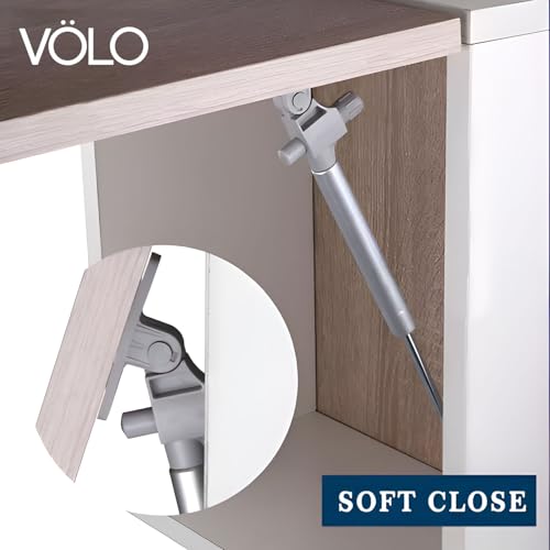 VOLO Gas Spring – 10 Inch Soft Close Hydraulic Lift for Kitchen Cabinets, Overhead Storage & Furniture | Pack of 2, 1-Year Warranty | (200N (20Kg Weight Capacity)) - Image 5