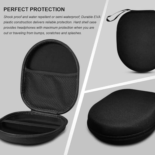 VERTUS® Headphone Carrying Hard Storage Bag Pouch Case Cover for Anker Soundcore Q10/ Life Q20I / Q20i / Q30 / Q35 / H30i / Q20 / Q40 / Q45 / Q20+ (Black) - Image 4