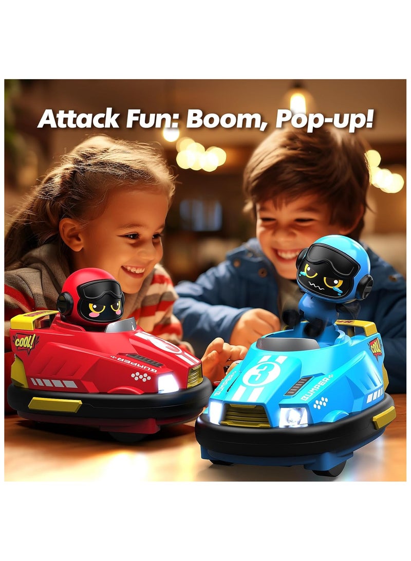 Captain Chaoing Remote Control Battle Racing Cars for Kids Boys Toddlers 2 Players Set Cartoon Toys Gifts - Image 3