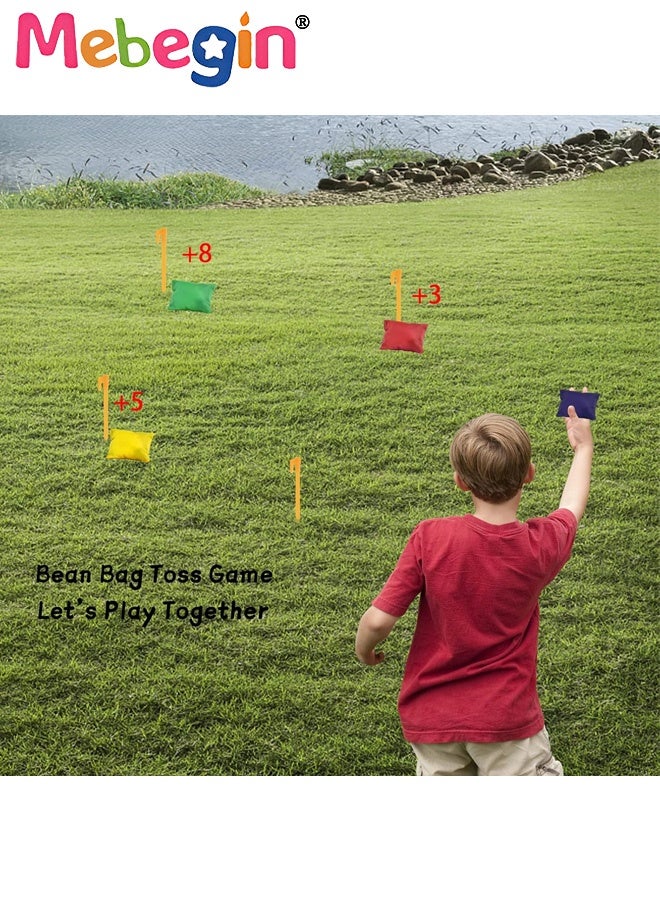 MEBEGIN 4 in 1 Outdoor Games Kit with Potato Sack Race Bags, Bean Bag Toss, Medals and Other Rich Accessaries, Fun Traditional Field Day Games, Creative Group Outdoor Games,  Suitable for Backyard, Party, Lawn, School and Outside Activities - Image 3