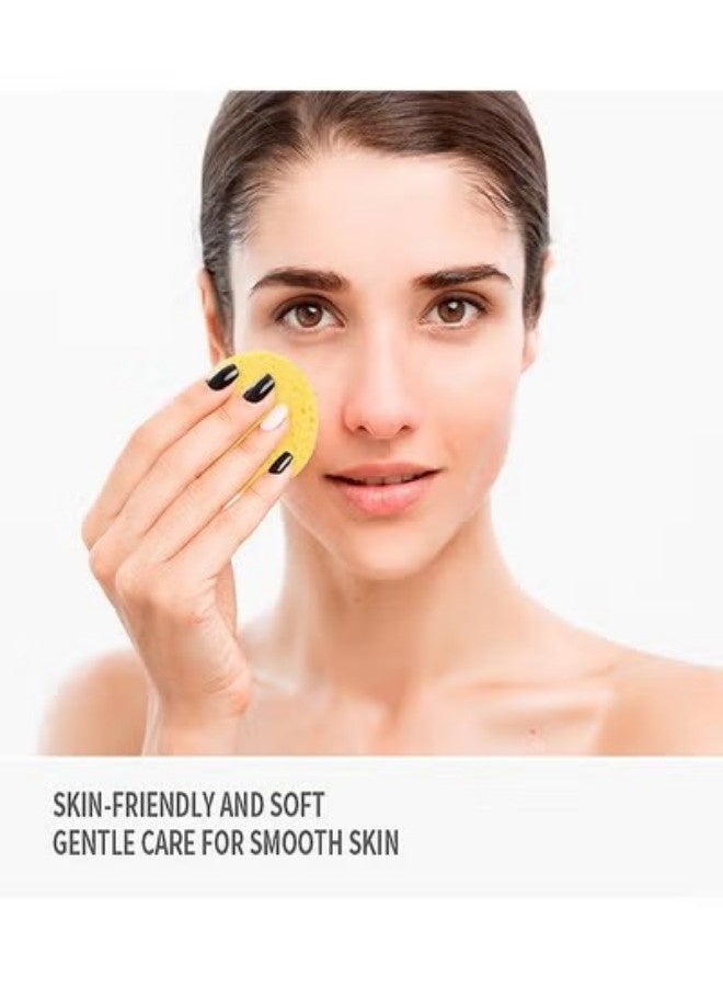 3 قطع اسفنجة تنظيف الوجه، التنظيف العميق امتصاص الماء الجيد سهولة الحفاظ على اللمسة الناعمة، القدرة على إزالة بقايا الأوساخ من الجلد والحفاظ على نظافة الجلد - Image 5