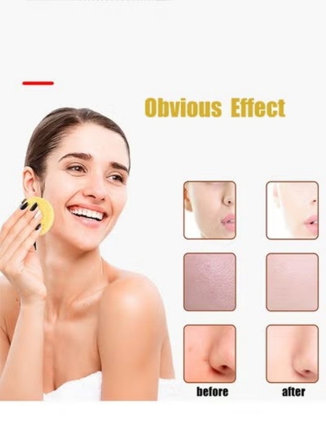 3 قطع اسفنجة تنظيف الوجه، التنظيف العميق امتصاص الماء الجيد سهولة الحفاظ على اللمسة الناعمة، القدرة على إزالة بقايا الأوساخ من الجلد والحفاظ على نظافة الجلد - Image 4