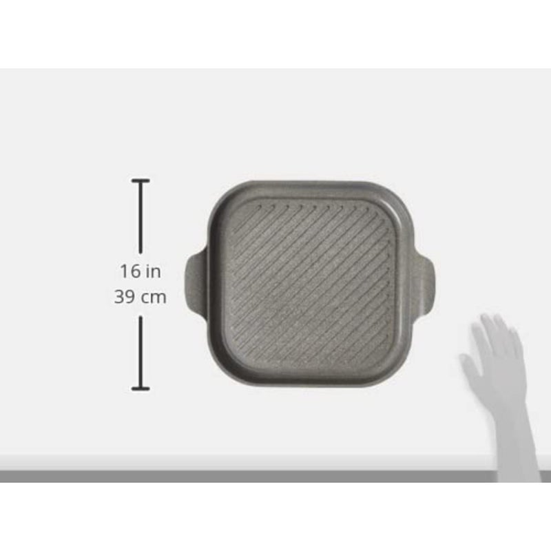 - Venn- Roaster Pan With 2 Hands -34Cm - Warm Beige Marble, Worm Marble - Image 5