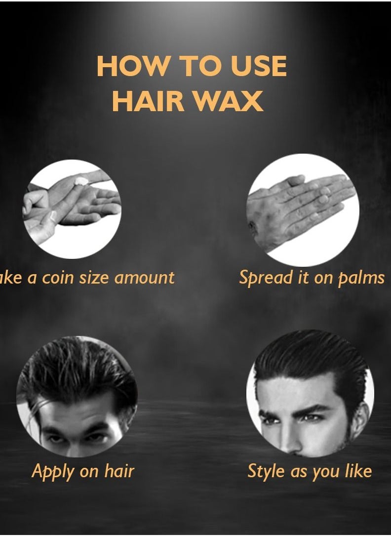 KHADI MEN - Khadi Men Hair Wax For Men Strong Hold With Argan and Hibiscus - 50GM - Image 1