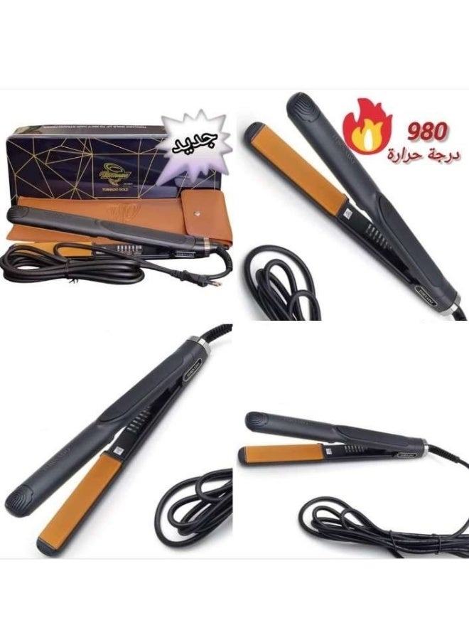 تورنيدو جولد مكواة شعر تورنيدو جولد الفاخرة علبه معدنية 980 درجه حرارة - Image 3