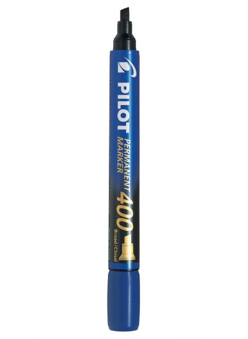 Pilot Permanent Marker 12-Pieces Blue Chisel - Image 1