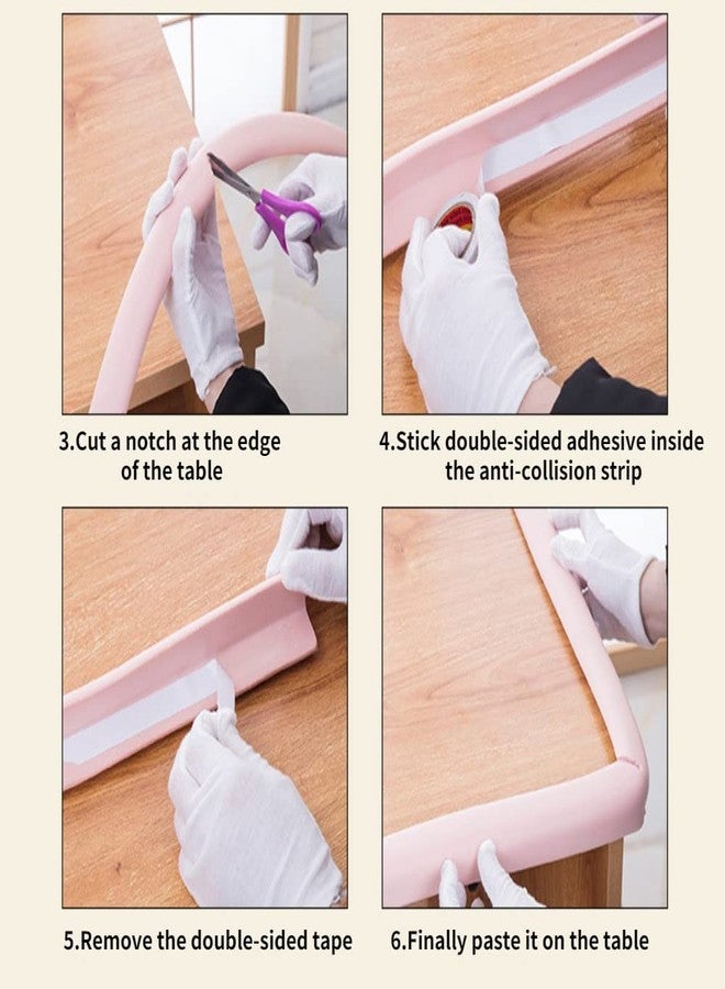 Mockery 2M Baby Proofing Edge Guards Baby Safety Bumper Strip Protector Guard Desk Edge Cushion Strips Edge Protectors with Adhesive Tapes for Table, Desk, Fireplace Pre-Taped Corner Strips (Grey) - Image 5