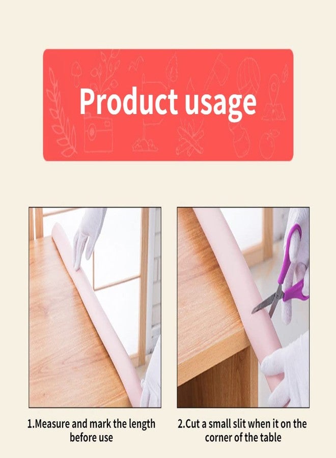 Mockery 2M Baby Proofing Edge Guards Baby Safety Bumper Strip Protector Guard Desk Edge Cushion Strips Edge Protectors with Adhesive Tapes for Table, Desk, Fireplace Pre-Taped Corner Strips (Grey) - Image 4