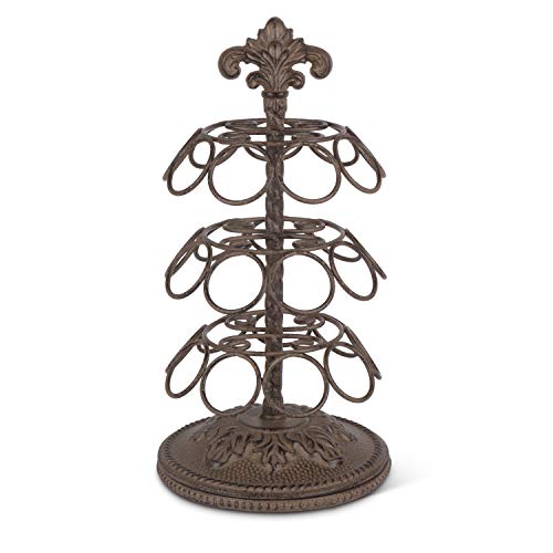 GG Collection Acanthus Coffee Pod Holder with 27 Pod Capacity and 3 Rotating Carousels