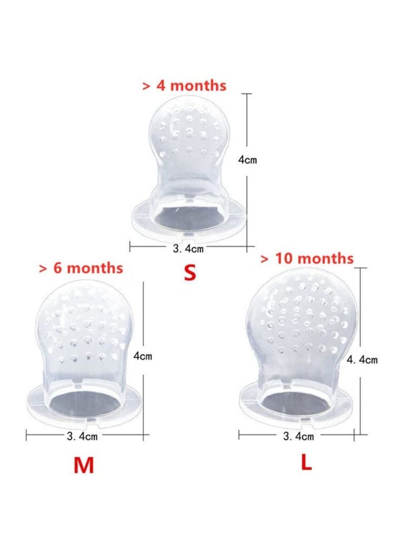 Baby Food Feeder, Feeding Set, Fruit Feeder with Different Sized Silicone Pacifiers, Mash and Serving Bowl, Infant Tableware, Bib, Gift Set 9PC - Image 5