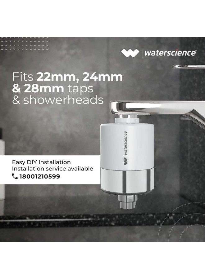 WaterScience CLEO Shower and Tap Filter for Hard Water (Pack of 2) | Water Softener for Bathroom | Hard Water Filter - CLEO-SFU-423 - Image 5