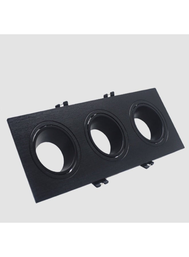 تي ام فريم سبوت لايت ثلاثي مستطيل ضد التوهج اسود بمقاس 26cmX9cm يعطي الانطباع والمنظر الجميل - Image 2