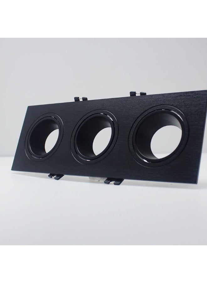 تي ام فريم سبوت لايت ثلاثي مستطيل ضد التوهج اسود بمقاس 26cmX9cm يعطي الانطباع والمنظر الجميل - Image 1