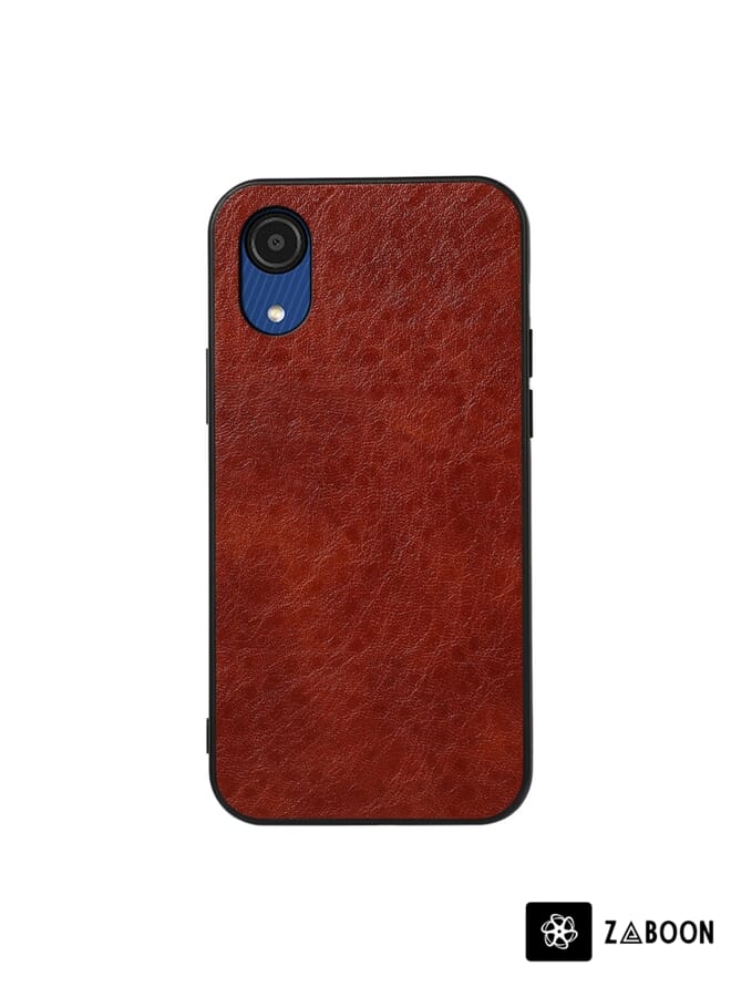 Zaboon Protective Case Cover For Samsung Galaxy A03 Core Crazy Horse Leather - Image 1