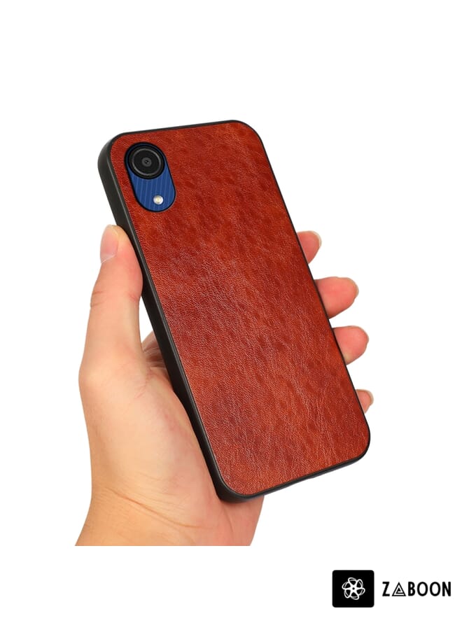 Zaboon Protective Case Cover For Samsung Galaxy A03 Core Crazy Horse Leather - Image 3