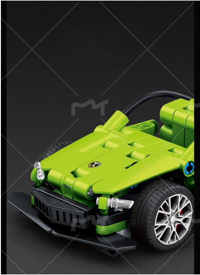 SEMBO Simulation Building Block Racing Car Set for Kids – 1:24 Scale DIY Construction Brick Toy with 4 Unique Racing Cars, Educational Engineering Building Set for Boys and Girls Age 6+, Creative STEM Toy for Car Lovers, Safe Odor-Free Material, Motor Skill and Imagination Development Toy, Kids Sports Car Assembly Kit, Race Track Compatible Toy Cars, Gift for Birthday, Holidays, and Special Occasions | Perfect Toy for Young Engineers, Car Enthusiasts, and Racing Fans | Hands-On Vehicle Construction Kit for Early Learning, Home, and Classroom Use | Best Gift for Kids Who Love Building, Racing and STEM Learning  - Image 4