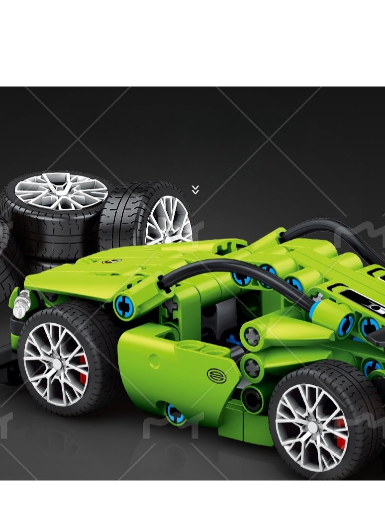 SEMBO Simulation Building Block Racing Car Set for Kids – 1:24 Scale DIY Construction Brick Toy with 4 Unique Racing Cars, Educational Engineering Building Set for Boys and Girls Age 6+, Creative STEM Toy for Car Lovers, Safe Odor-Free Material, Motor Skill and Imagination Development Toy, Kids Sports Car Assembly Kit, Race Track Compatible Toy Cars, Gift for Birthday, Holidays, and Special Occasions | Perfect Toy for Young Engineers, Car Enthusiasts, and Racing Fans | Hands-On Vehicle Construction Kit for Early Learning, Home, and Classroom Use | Best Gift for Kids Who Love Building, Racing and STEM Learning  - Image 5
