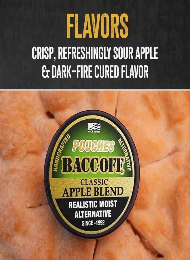 BACC OFF 1 Can, BaccOff Apple Pouches, Black Tea Base with Crisp, Sour Apple and Dark, Classic Flavors, 16 Pouches - Image 4