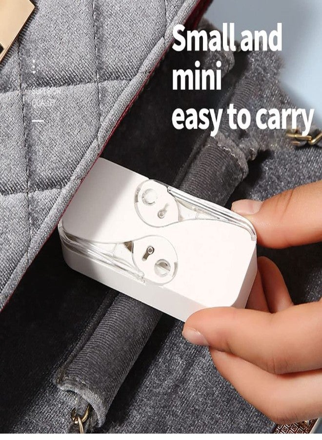 Setaria Viridis Dental Floss Picks Dispenser Portable Flossers Dispenser Automatic Pop-up Floss Boxes Adult Floss Sticks Case with 62 Count Extra Dental Flossers for Cleaning Teeth - Image 4