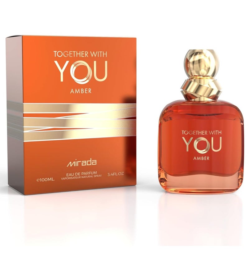 Mirada Together With You Amber Eau De Parfum For Men 100ml - Image 1