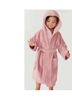 Daffodil (Baby Pink) Premium 10 Year Kids Hooded Bathrobe (120x124 Cm) Terry Cotton, Highly Absorbent and Quick dry, Hotel and Spa Quality Bathrobe for Boy and Girl-400 Gsm - pzsku/Z17BDB2F45CE56100AA38Z/45/_/1733473832/b8bb934d-f3fe-40ae-b6bd-1c69123a318d